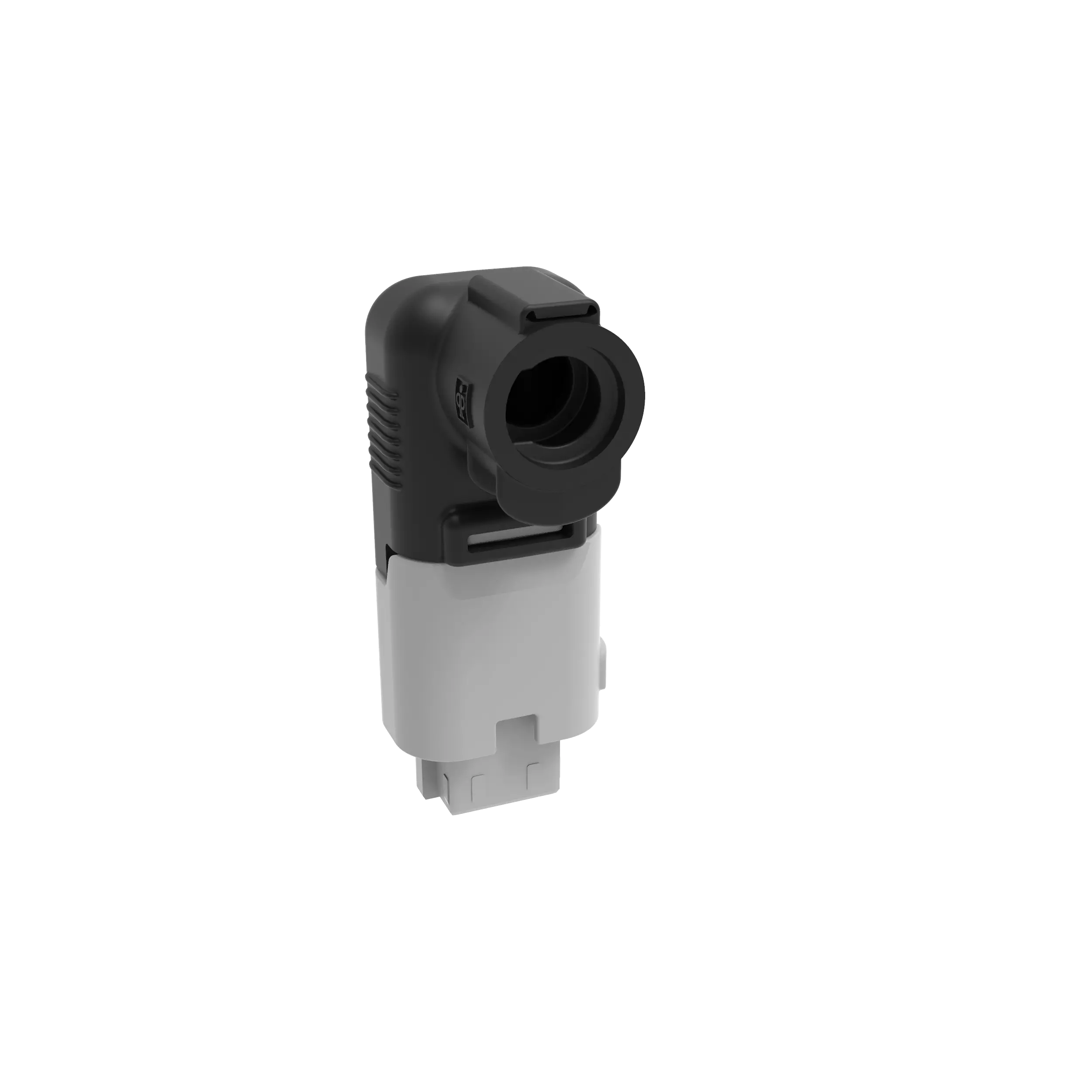 Plug cap, installation with plug, form C