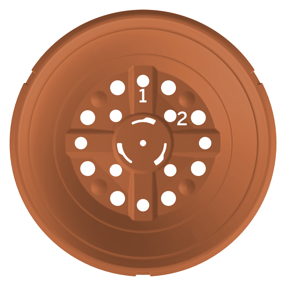 Cross bottom with bayonet lock XXVIII-1